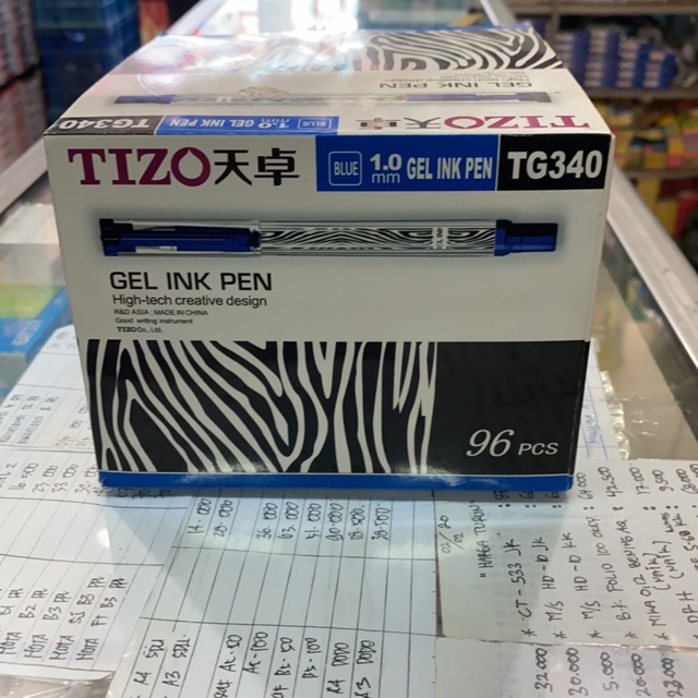 

Paket Pulpen Gel Pen TIZO TG-340 Biru ( 8 Pak ) [ Original ]