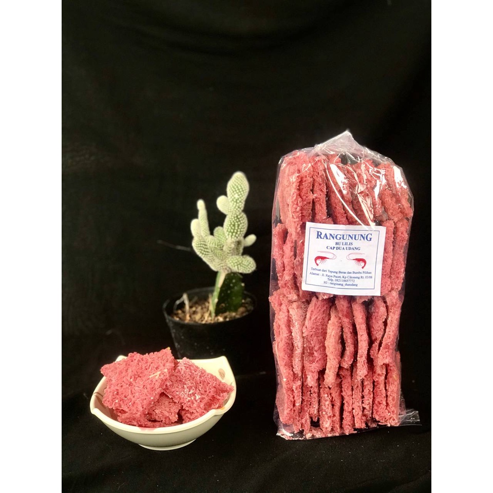 

kerupuk Rangunung / ranggunung mantah siap goreng asli bandung