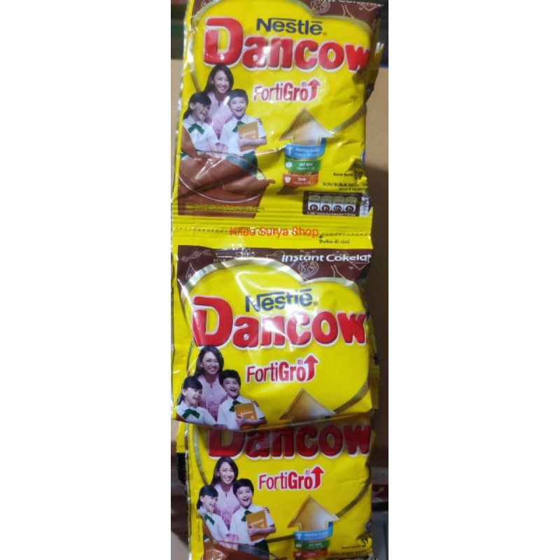 

Susu Bubuk Kemasan Nestsle Dancow Coklat Per Renceng Isi 10 sachet