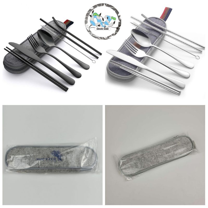

EA02300 Set Alat Makan Sendok Garpu Sumpit Sedotan