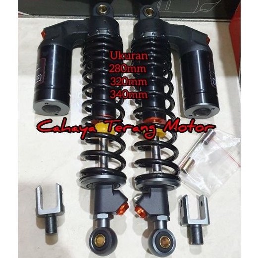 Shock Tabung KTC Copy , Shockbreaker KTC 280mm, 320mm, 340mm Supra,RxKing,Nmax,Jupiter,Vega,Xmax,Pcx