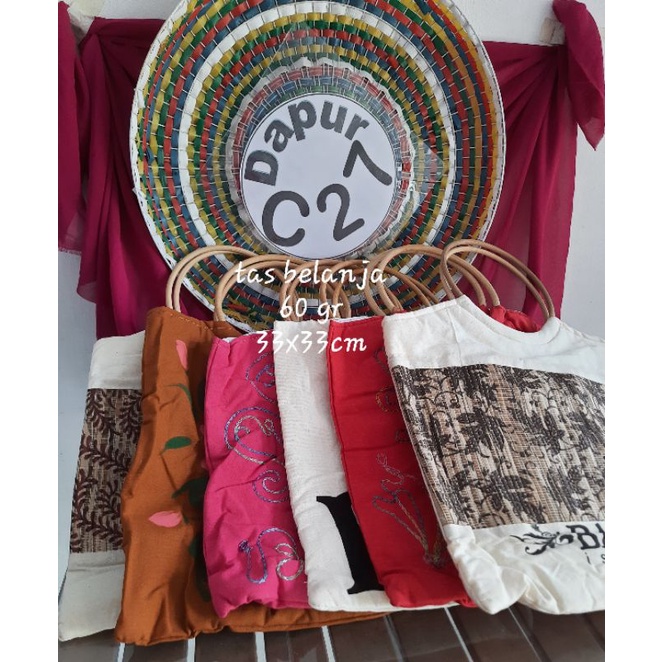 tas serbaguna bahan kanvas/katun