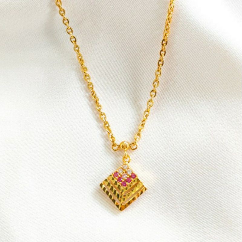 Necklace Dubai Jewellery Handmade Gold Toko Kalung Emas asli Panjang