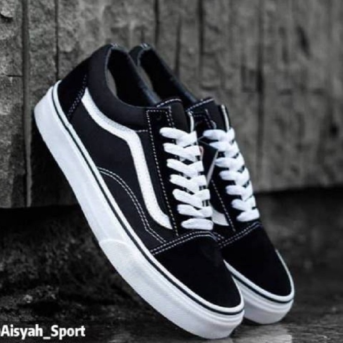 Sepatu Pria Old School OS Cacing Murah Sepatu Sneakers Pria Sekolah Kuliah Kerja Santai