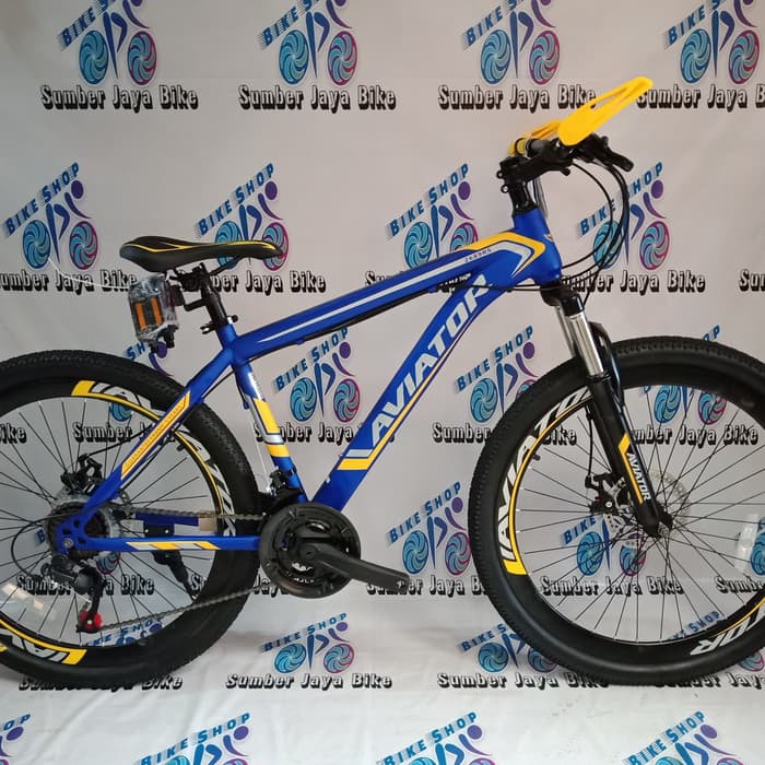sepeda mtb 26 aviator AT2896 velg tinggi