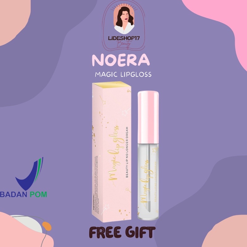 [AGEN RESMI] Noera Magic Lip Gloss - Lip Gloss Noera Lip Plumper Lip Glow