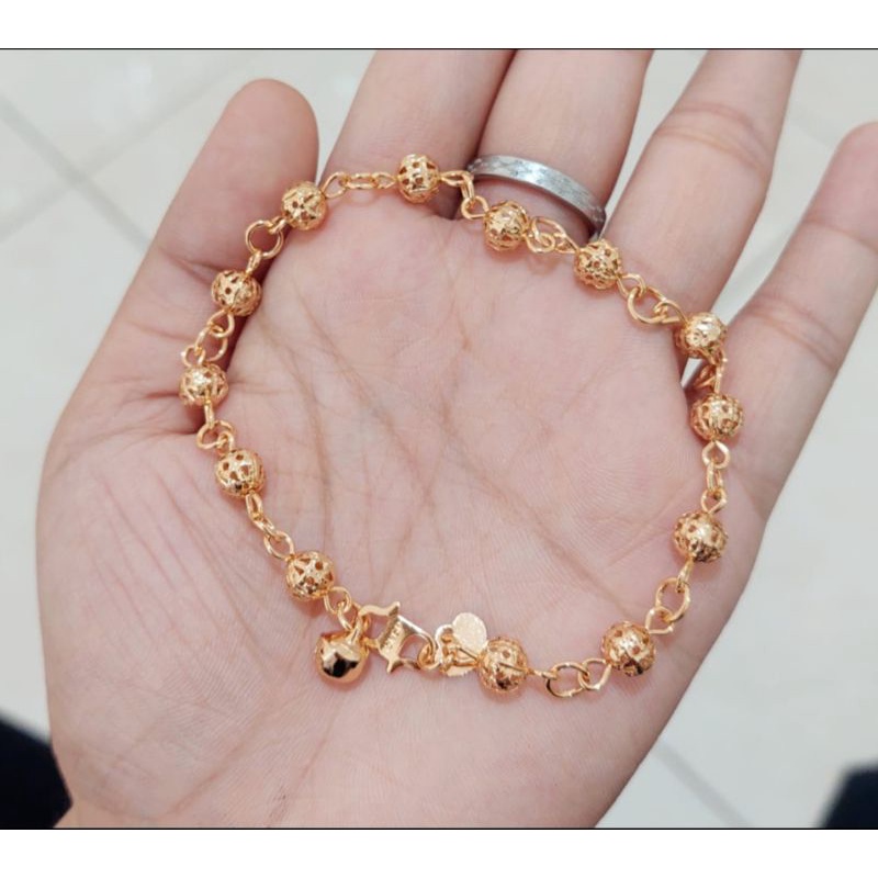 DJJ009. Gelang tangan xuping wanita lapis emas