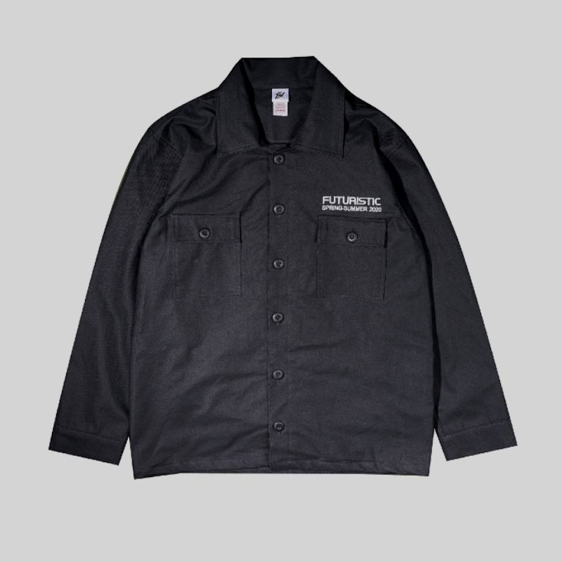 FAILOFFICIAL JACKET CANVAS - FUTURISTIC BLACK