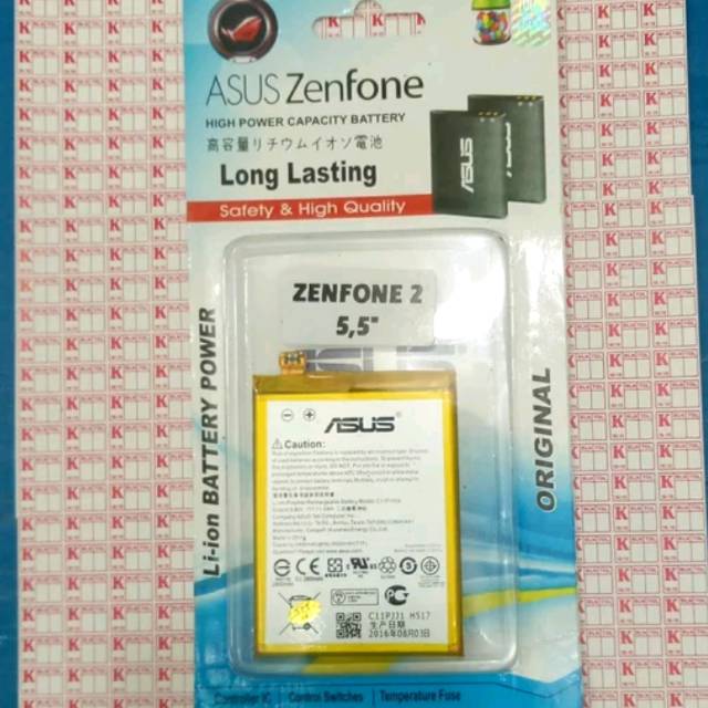 BATERAI BATRE BATTERY BATERE BTAERY ASUS ZENFONE 2 5.5 ZE551ML ZE550ML Z008 Z00AD ORIGINAL