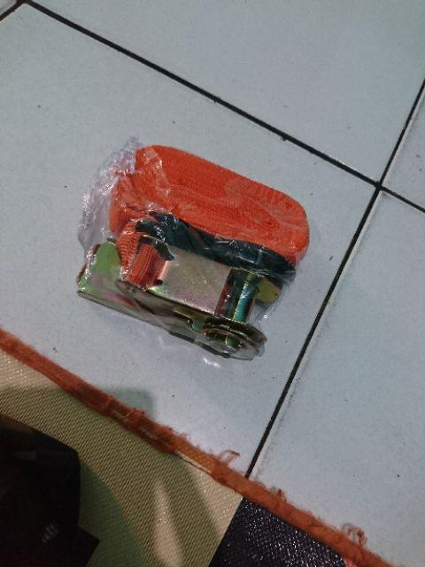 Xenon 400kg Tali Pengikat Barang Motor Ratchet Tie Down Set 1 In X 5 M