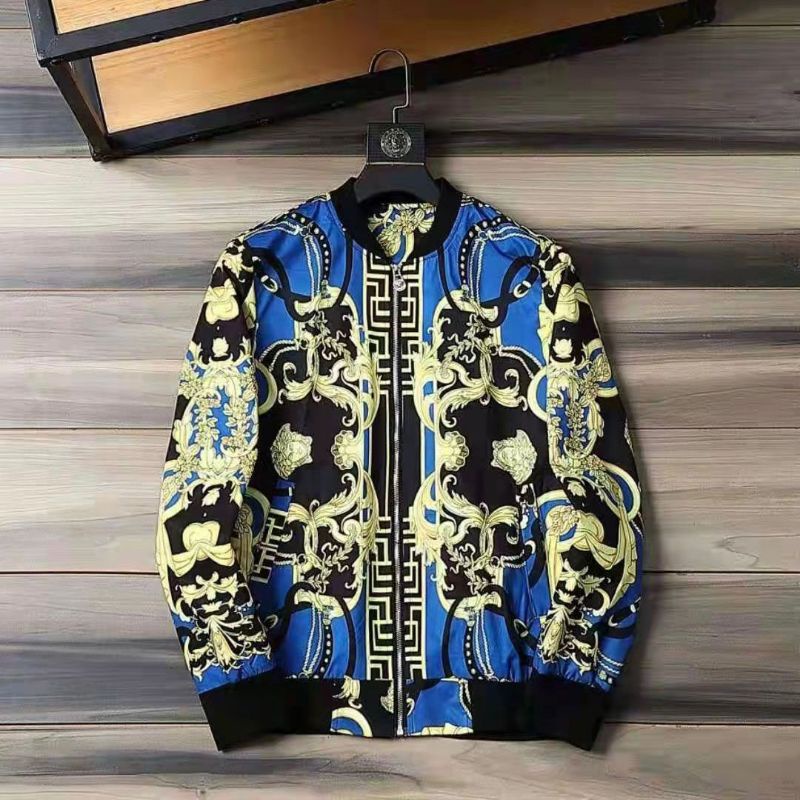 JAKET BRANDED PRIA VERSACE PRIA FASHION MOTIF KEREN SIMPLE QUALITAS ORI MIROR#1