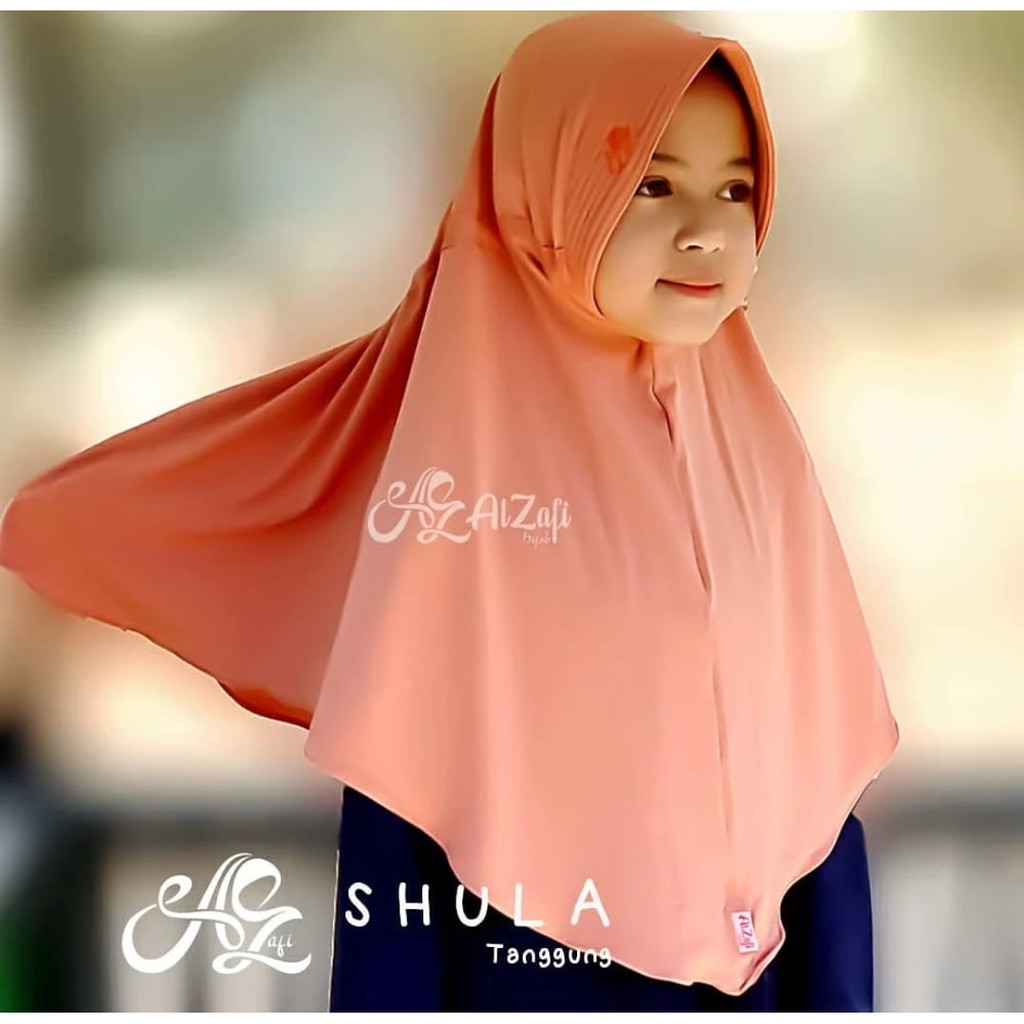 Hijab Bergo Anak Shula Jersay ( ALZAFI ORIGINAL )
