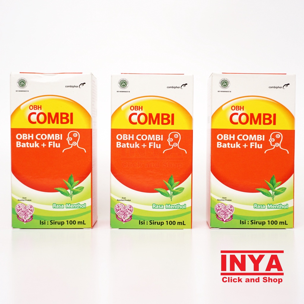 OBH COMBI BATUK DAN FLU RASA MENTHOL 100ml - Obat Batuk