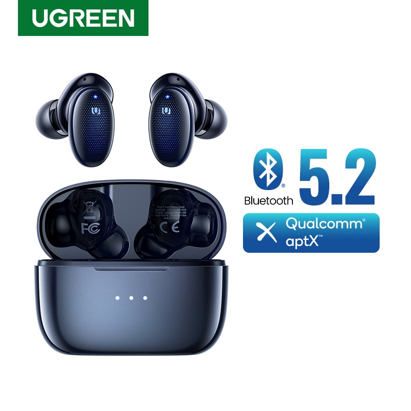 PREORDER UGREEN HiTune X5 TWS Wireless Bluetooth 5.2 Earphones aptX Qualcomm Chip 70ms Low Latency 2