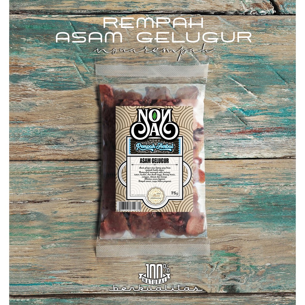 

Asam Gelugur Pack 75 Gram | Asam Keping | Rempah Natural Alami