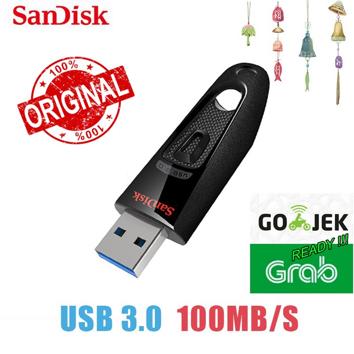 Flashdisk Sandisk Ultra CZ48 32GB USB 3.0 Garansi Resmi Original