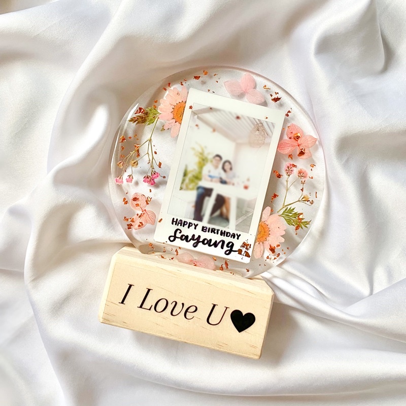 BINGKAI FOTO/FRAME FOTO/ DEKORASI KAMAR/AESTHETIC FRAME WITH FLOWER