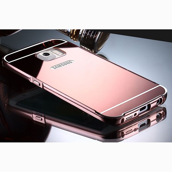 Mirror Case + Metal Bumper for Samsung S6 Edge Plus / Casing S6 Edge +