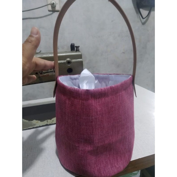 Tas selempang kanvas custom