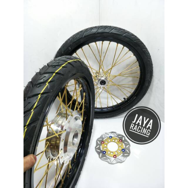 Velg model TK ring 17 Lebar 160 140 Xeon - Mio Z - Mio M3 - Soul GT plus ban FDR sepaket lngkap