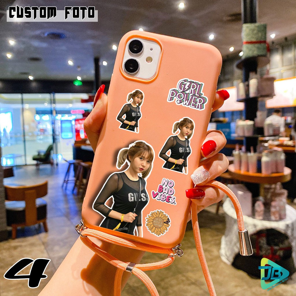 Softcase Custom Slingcase Tali Lanyard Candy Custom Oppo F1s A59 A31 A8 A81 JB3205
