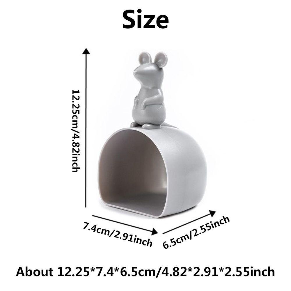 Solighter Steal Mickey Mouse New Pet Food Spoon Flour Scoop Grains Container Gelas Ukur