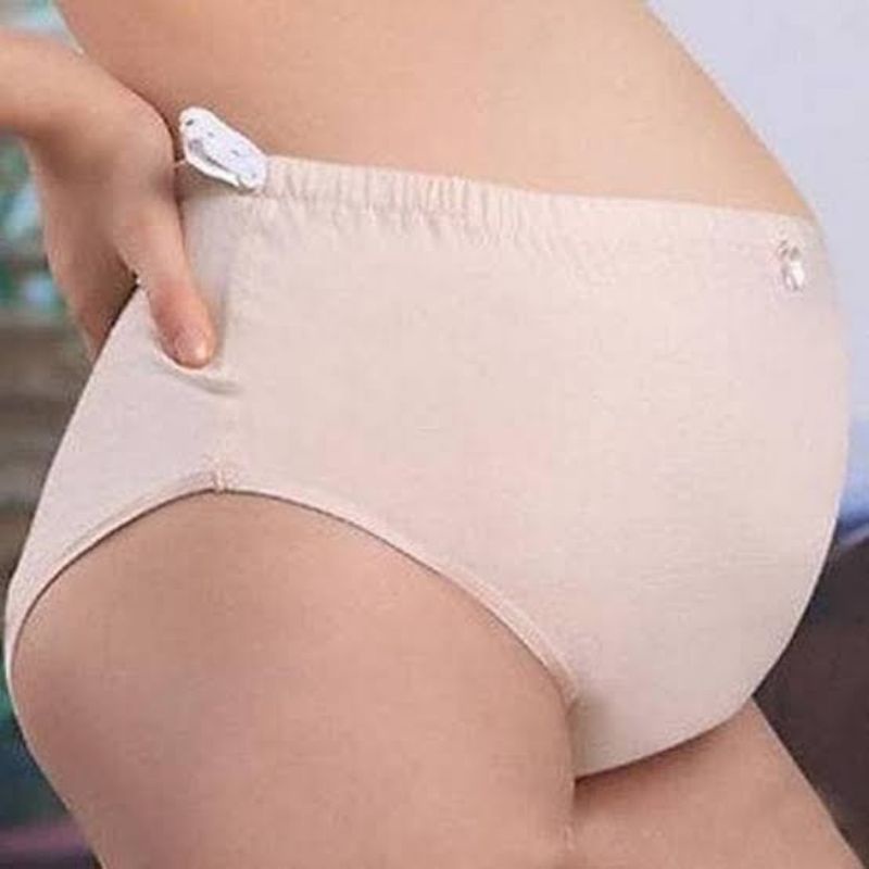 CD Celana Dalam Wanita Ibu Hamil 1 2 3 4 5 6 7 8 9 Bulan Big Size DT Jumbo Katun Karet Kerut Pengatur Melahirkan Pregnancy Pakaian High Waist Full Perut Nutup Cewek Perempuan Dewasa Warna Random Sigonik