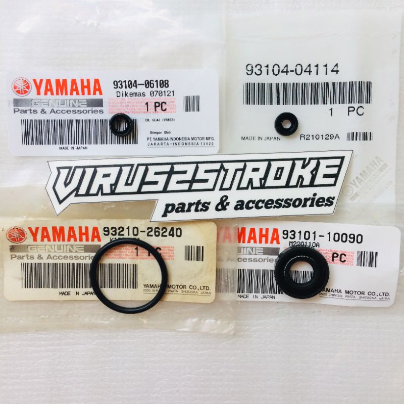 Seal Sil Set Pompa Oli Samping Yamaha F1ZR FIZR F1Z FIZ R Force 1 F1 Alfa Sigma Champ V80 Original Y