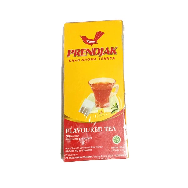 

TEH PRENDJAK KHAS AROMA TEHNYA 25 KANTONG 50G FREE SENDOK