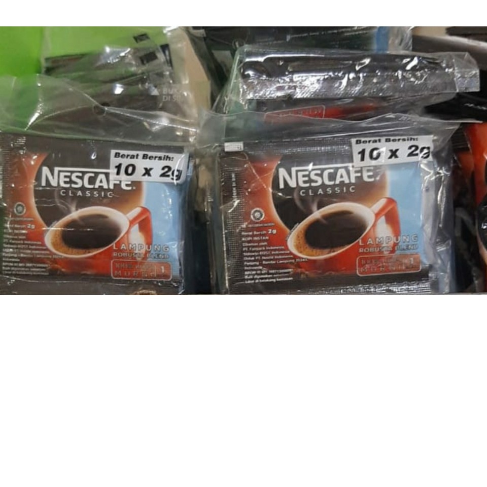 

READY Kopi Nescafe Classic isi 10x2gr