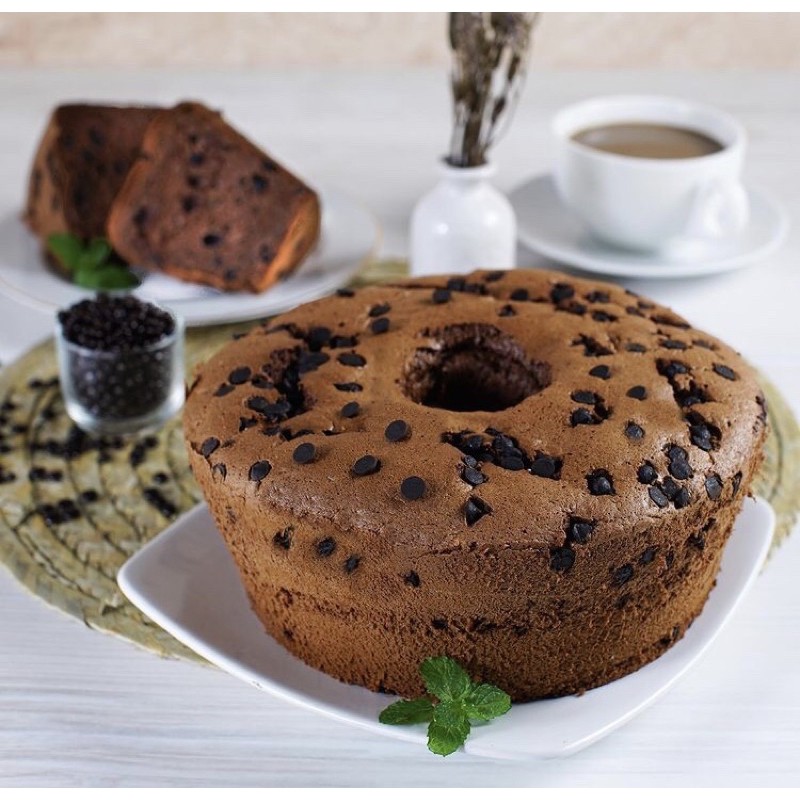 

Chiffon Cake Coklat Chocolate Chips Keju Pandan Holland Bakery