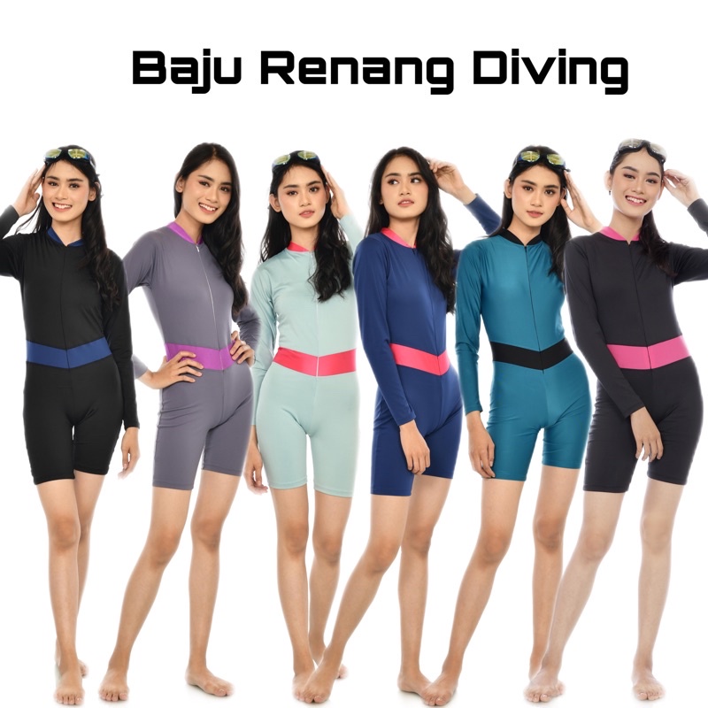 Divi Long Sleeve Diving Suit / Baju Renang Diving
