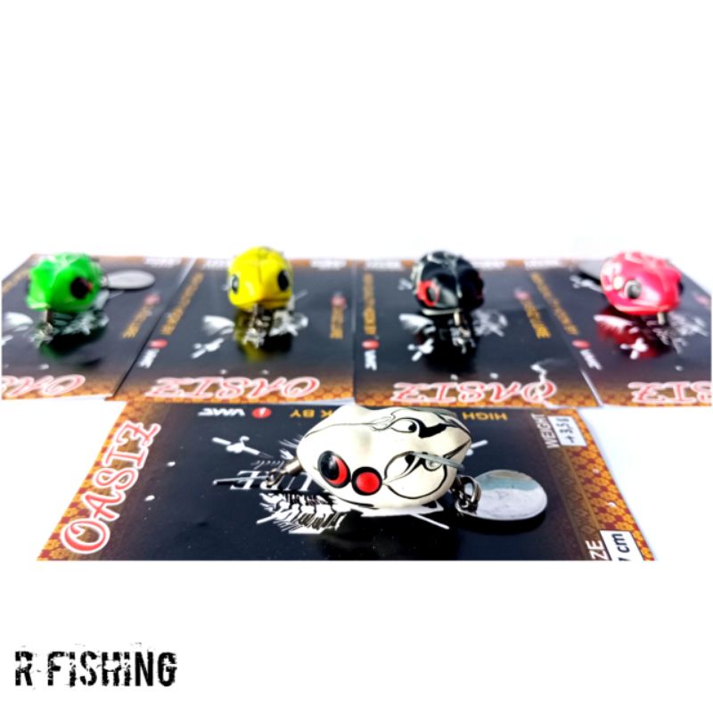 SOFT FROG MINI 2,7CM OASIZ LURE | UMPAN CASTING IKAN GABUS | KATAK MAINAN