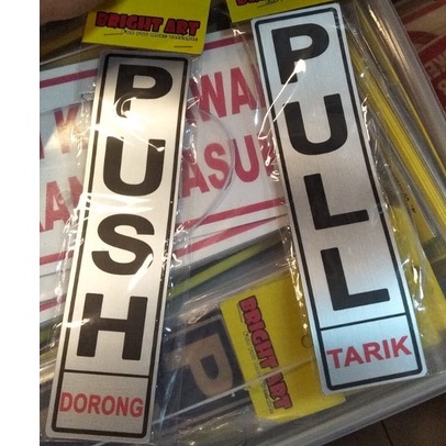 

SIGN LABEL PUSH PULL UK 4X18CM K3 RAMBU SAFETY