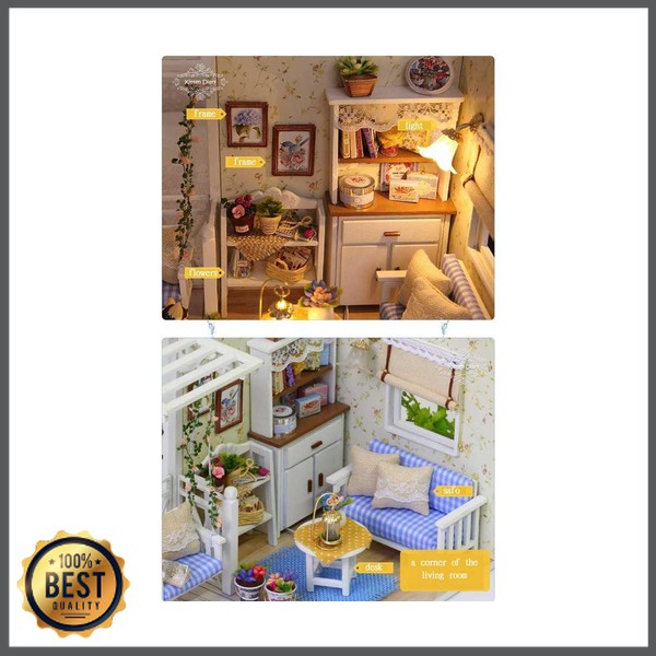 TG-MA088 Cute Room Miniatur Rumah Boneka 3D DIY 1:24 - 3013