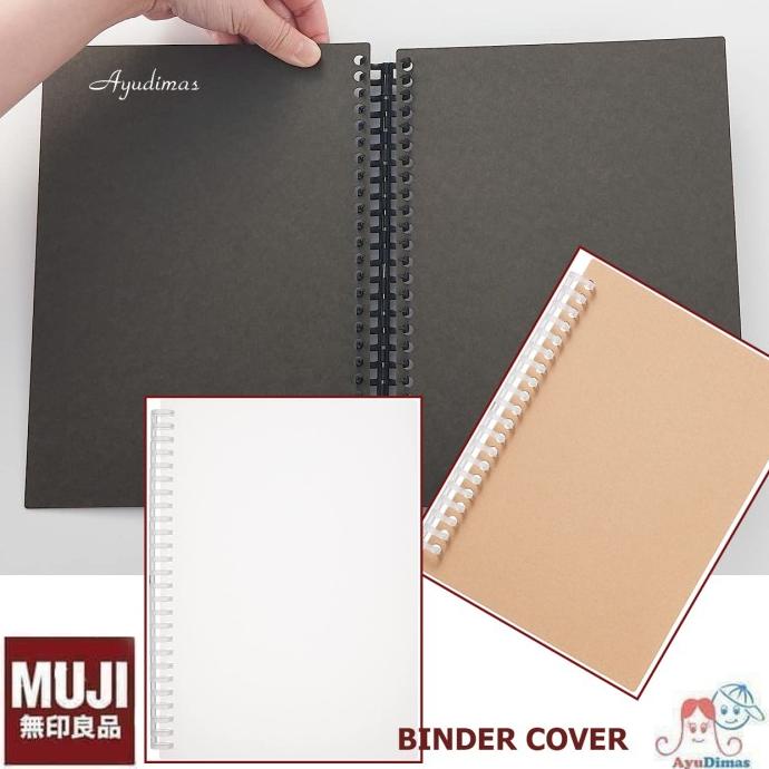 

MUJI Loose Leaf Refill Notebook Body Cover/File Binder/Files & Folders