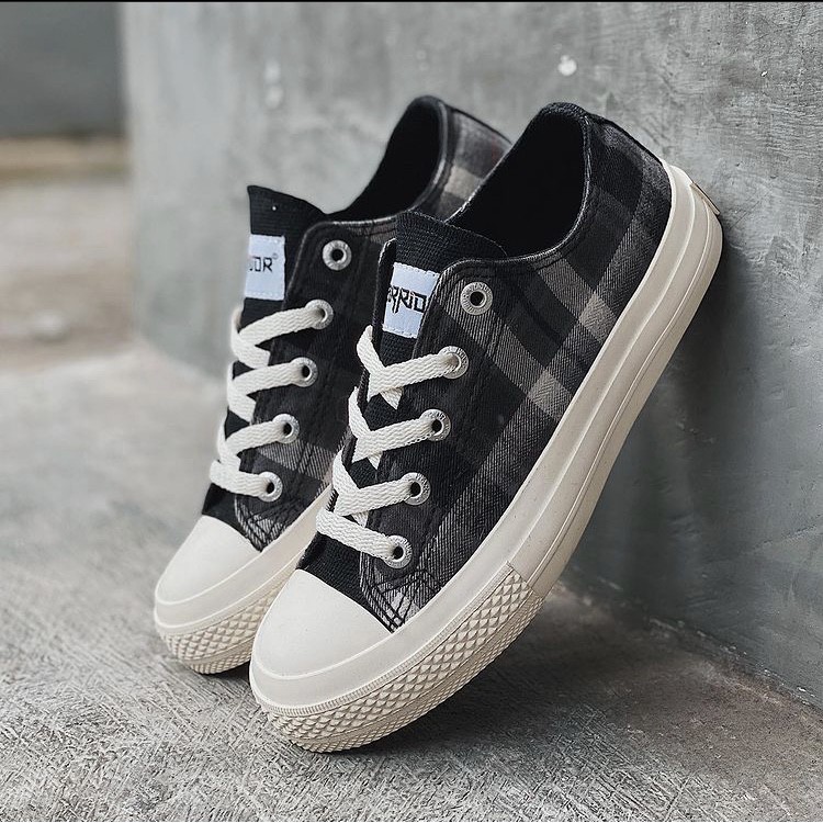Warrior Olympus Grey Black Low | Sepatu Warrior | Warrior Shoes