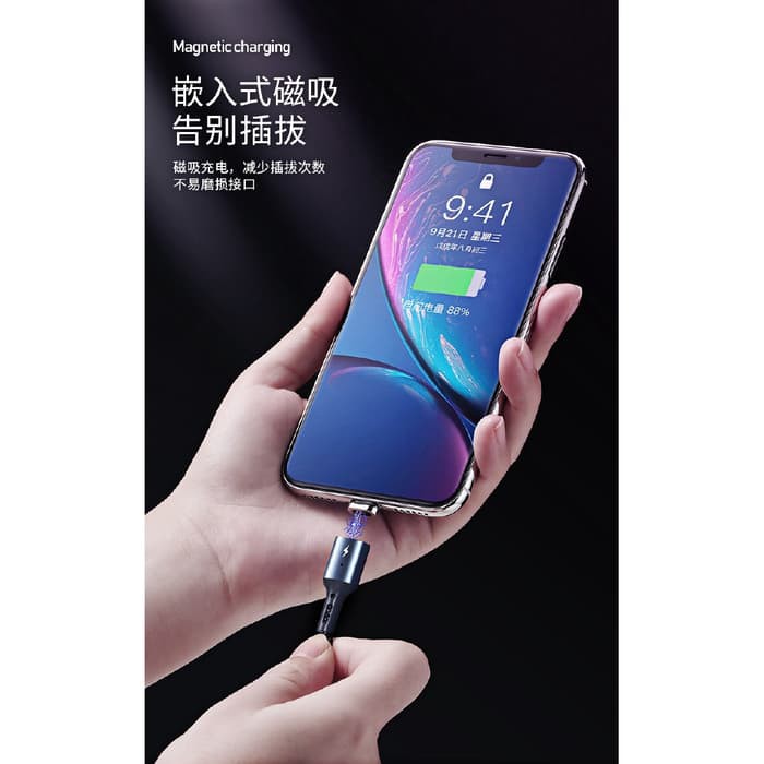 REMAX Cigan Series 3.0A Powerful Magnet Connection Data Cable RC-156