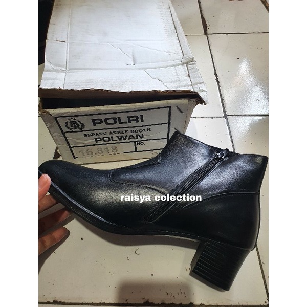 sepatu pdh polwan res jatah / sepatu dinas sus polwan