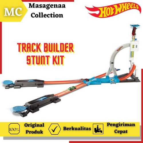 Mainan Lintasan Jalanan Arena Trek Hot Wheels Hotwheels Hotwheel Track Builder Stunt Action Original