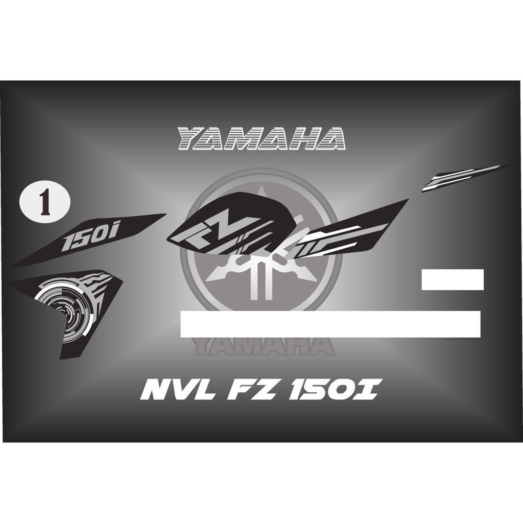 Stiker motor New vixion Lghtning nvl  fz150i