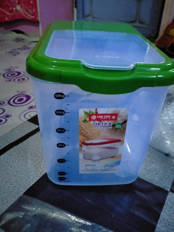 Rice Box 12,5 Kg Lion Star Tempat Beras Rb-17 Oriza