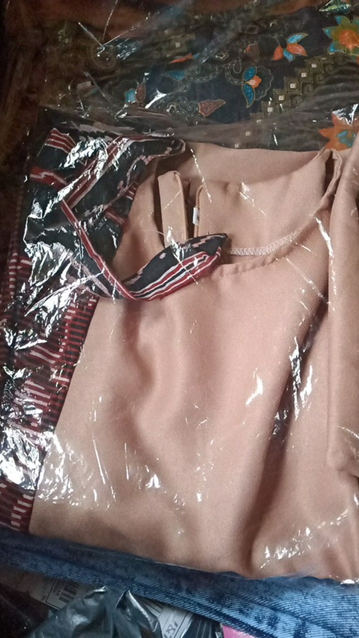 Baju Batik Wanita Modern Monalisa Genes M,l,xl Asli Pekalongan