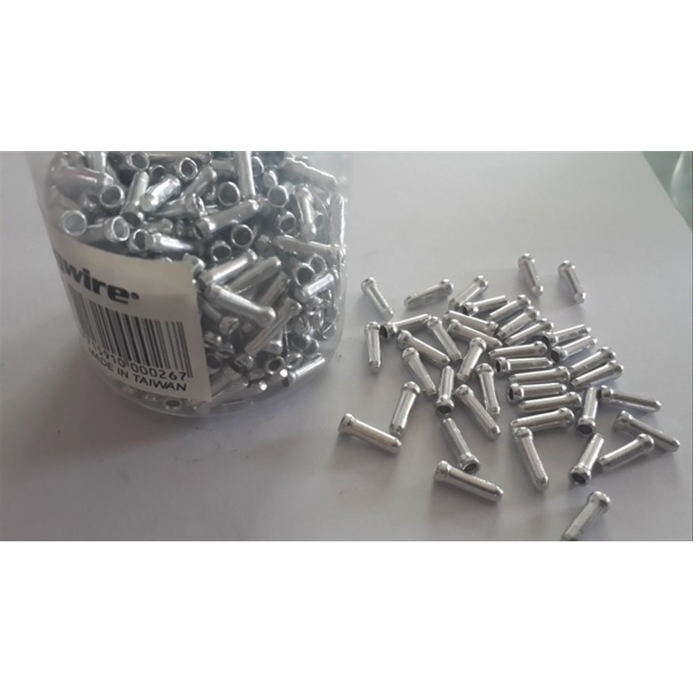End Cap Jagwire Alloy Silver Diskon