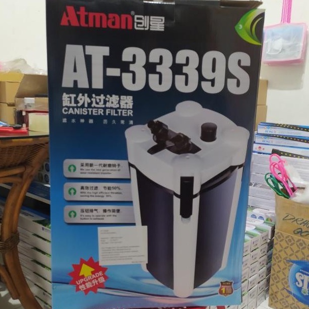 CANISTER FILTER EXTERNAL ATMAN AT-3339S FILTER AQUARIUM AQUASCAPE