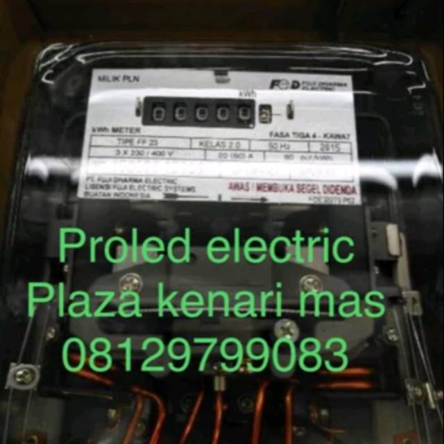 Kwh meter 3p 3 phase fujidharma fuji dharma meteren listrik 3phase