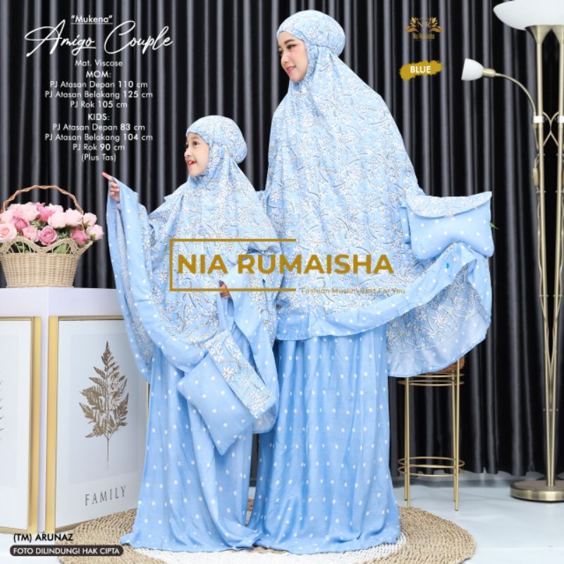 amigo mukena couple ori nia rumaisha