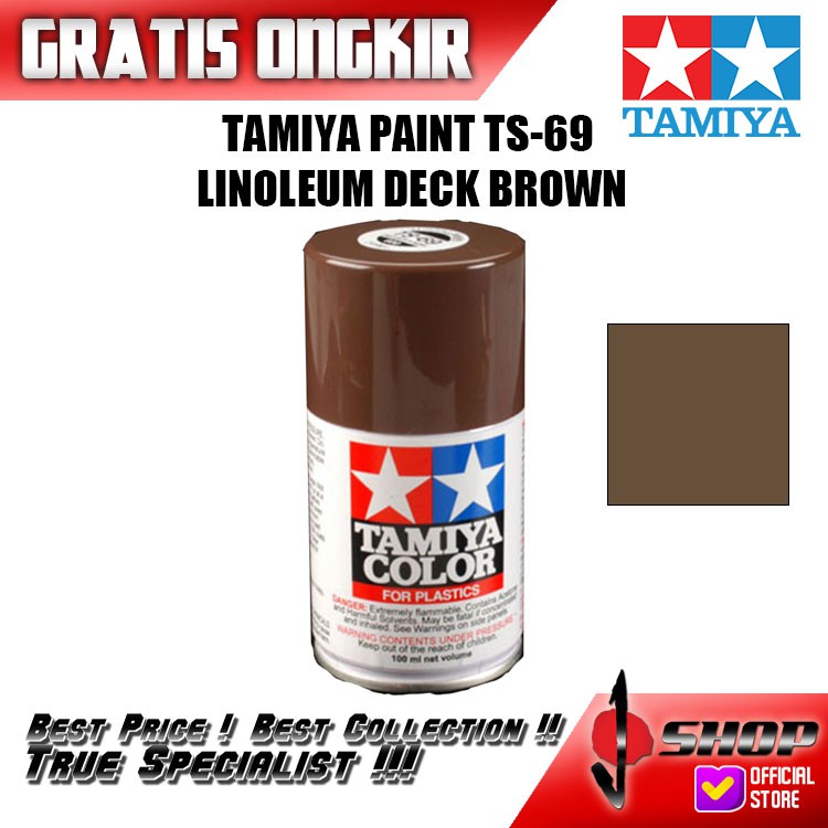 Tamiya Spray TS-69 LINOLEUM DECK BROWN