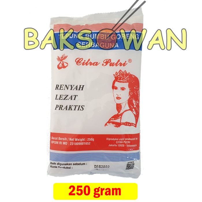 

Tepung Putri / Tepung Goreng CAP CITRA PUTRI 250gr