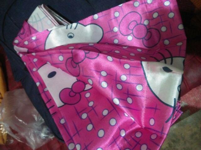 Gorden Hellokitty Saten Gorden  Pintu  Gorden Jendela Saten Halus #gorden# Godyn  Hellokitty Pintu #